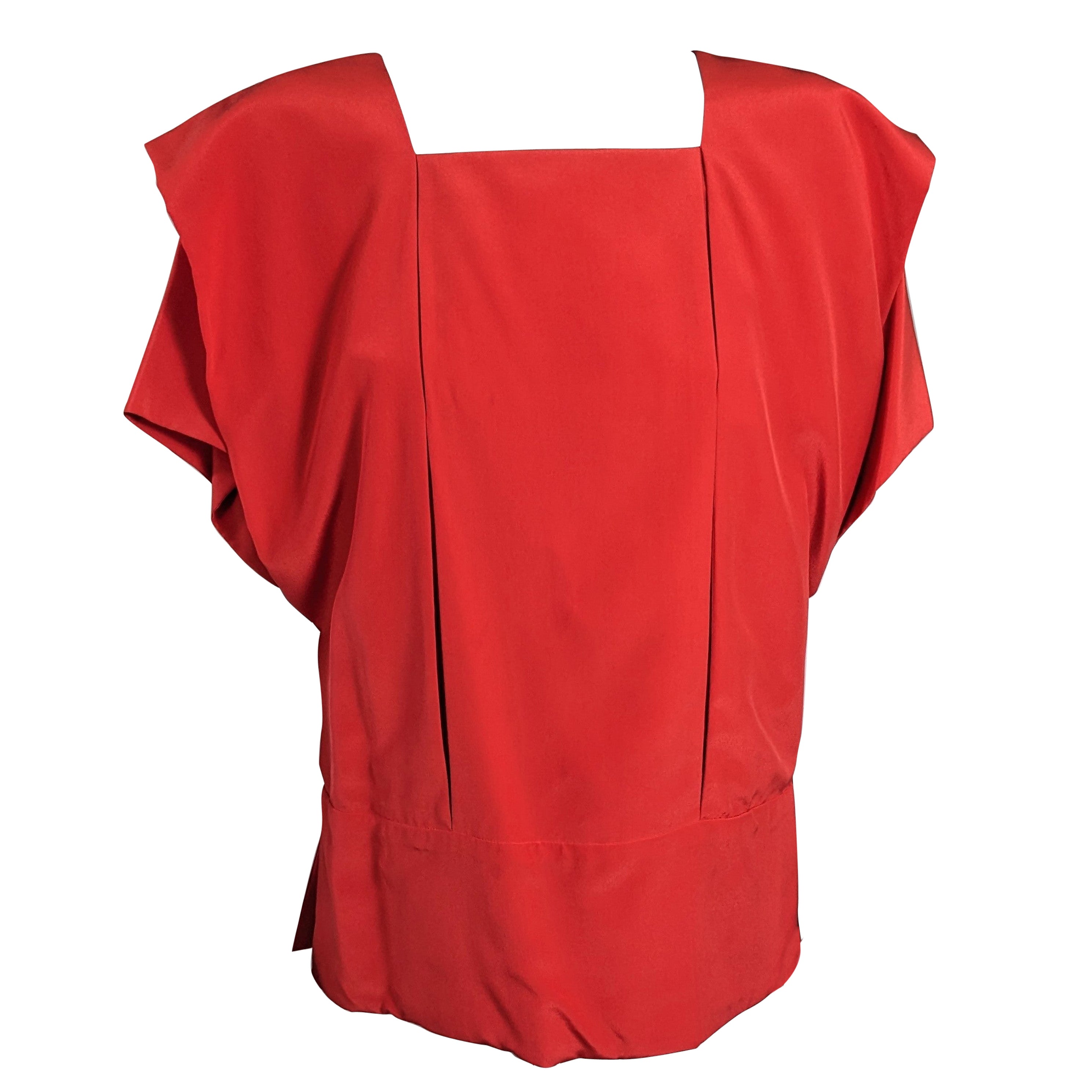 Top de crepé de seda Ronaldus Shamask para Moss en venta
