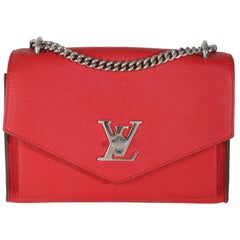 Louis Vuitton Rubis Soft Calfskin Mylockme Chain BB