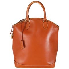 Louis Vuitton Caramel Calfskin Nomade Vertical Lockit