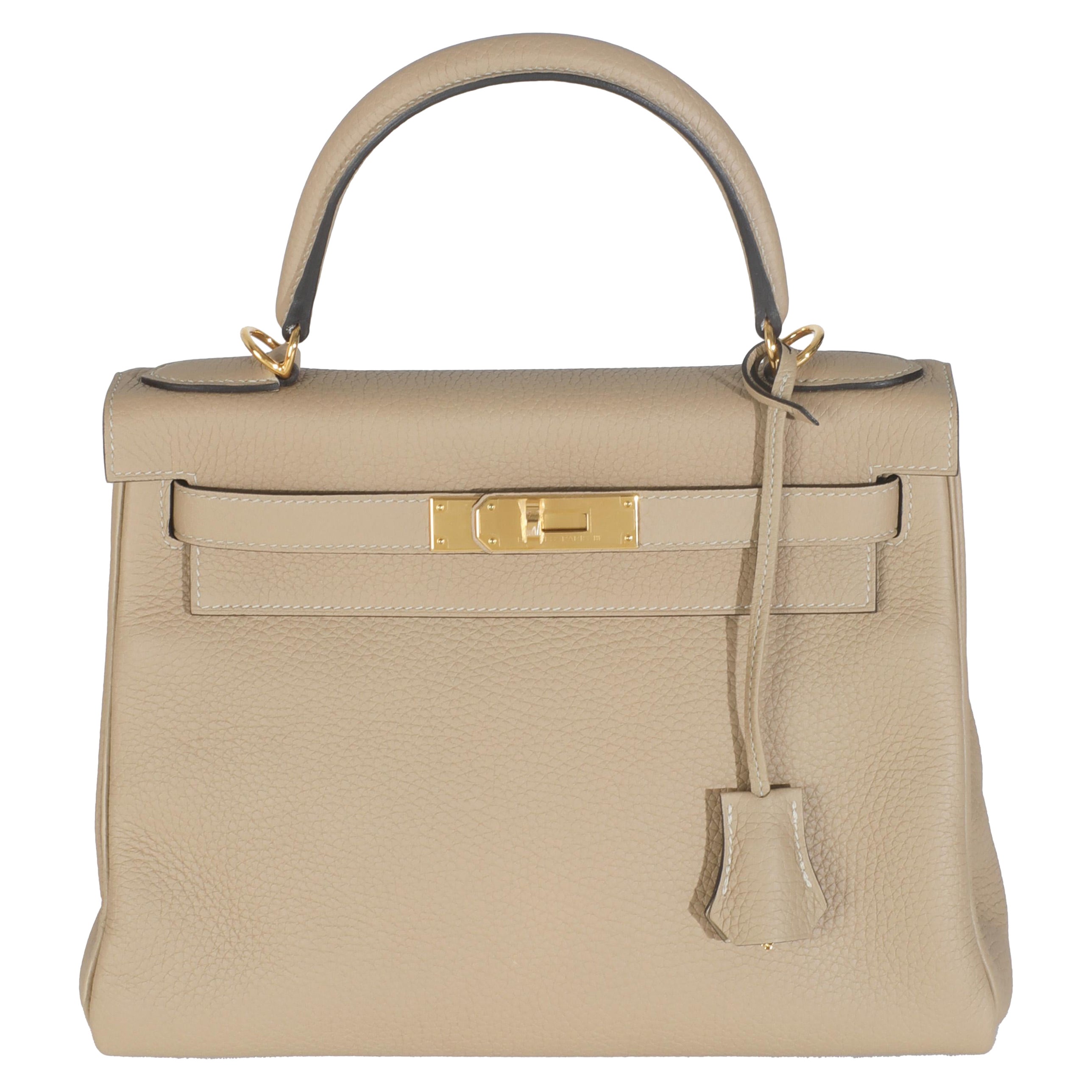 Hermès Trench Clemence Retourne Kelly 28 GHW