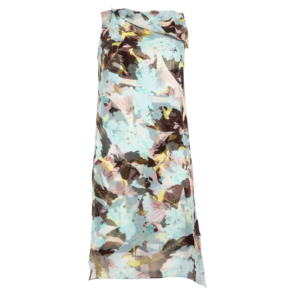 Erdem Robe sans manches à motifs abstraits Taille M