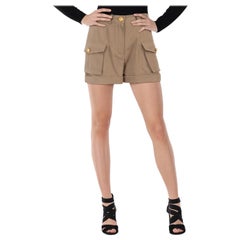 Mini-short cargo Balmain taupe taille S