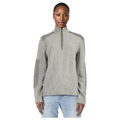 Loro Piana Grey Cashmere Half Zip Jumper Size XXL