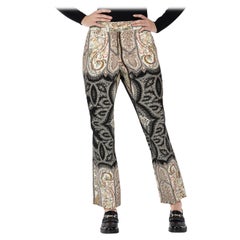 Pantalon droit Etro à motifs abstraits, taille XS