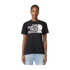 Gucci North Face x Gucci Black Printed T-Shirt Size XXS