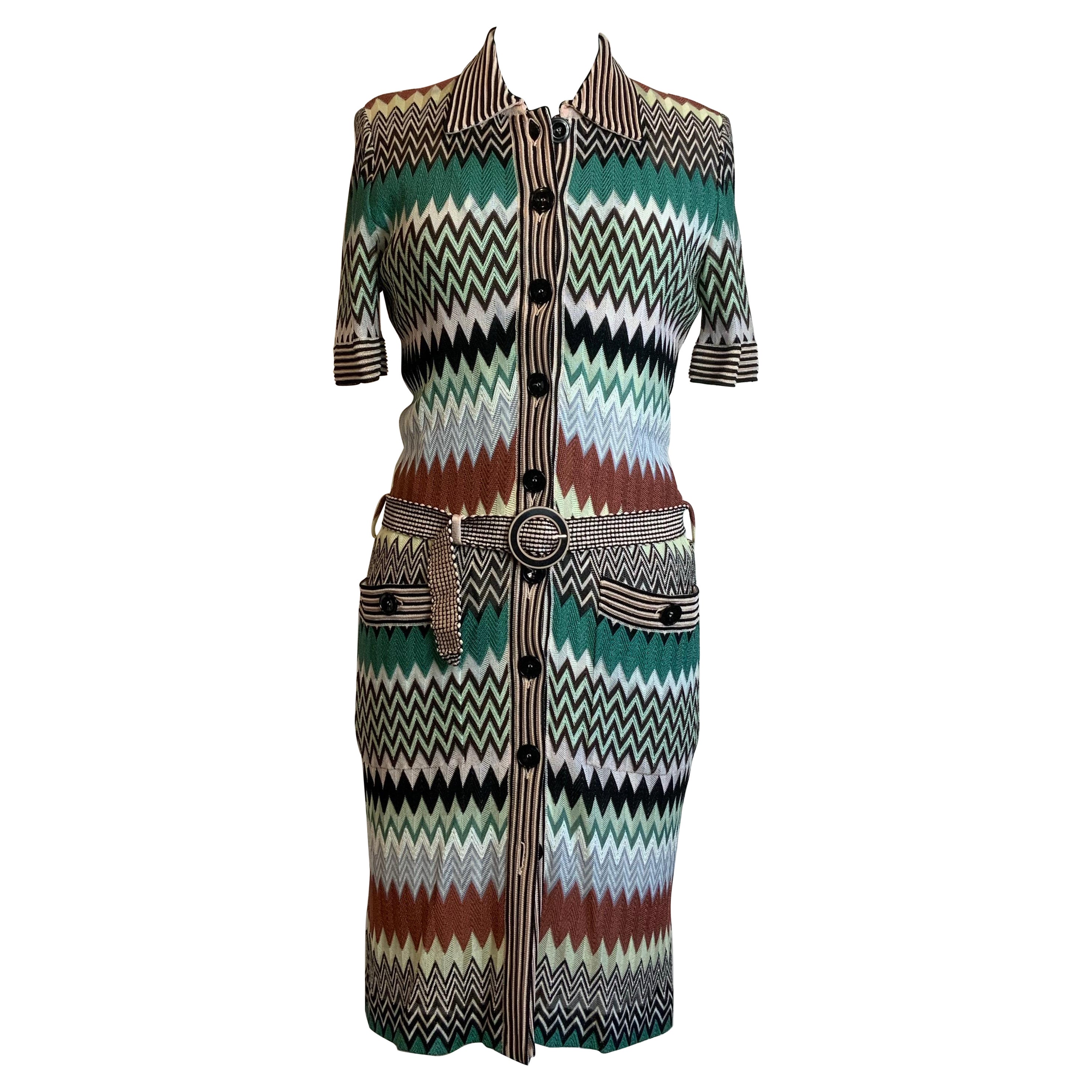 Vestido longuette Missoni