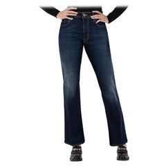 Jacob Cohen Blaue Denim Victoria Stiefelschnitt-Jeans Größe S