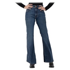 Jeans Victoria a vita alta in denim blu di Jacob Cohen taglia M.