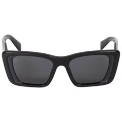 Prada Black Tinted Butterfly Sunglasses