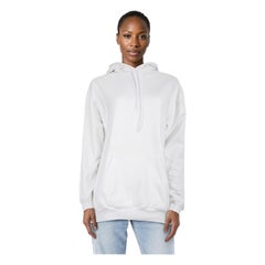Sudadera con capucha blanca con logo Balenciaga Talla M
