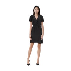 Miu Miu Black V-Neck Dress Size S