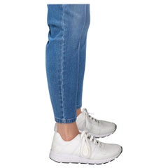 Scarpe da ginnastica Gucci in pelle bianca GG Taglia IT 39