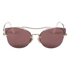 Miu Miu Rose Tinted Cat Eye Sunglasses