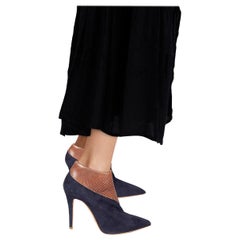 Malone Souliers Stivali in pelle di serpente a punta misura IT 38
