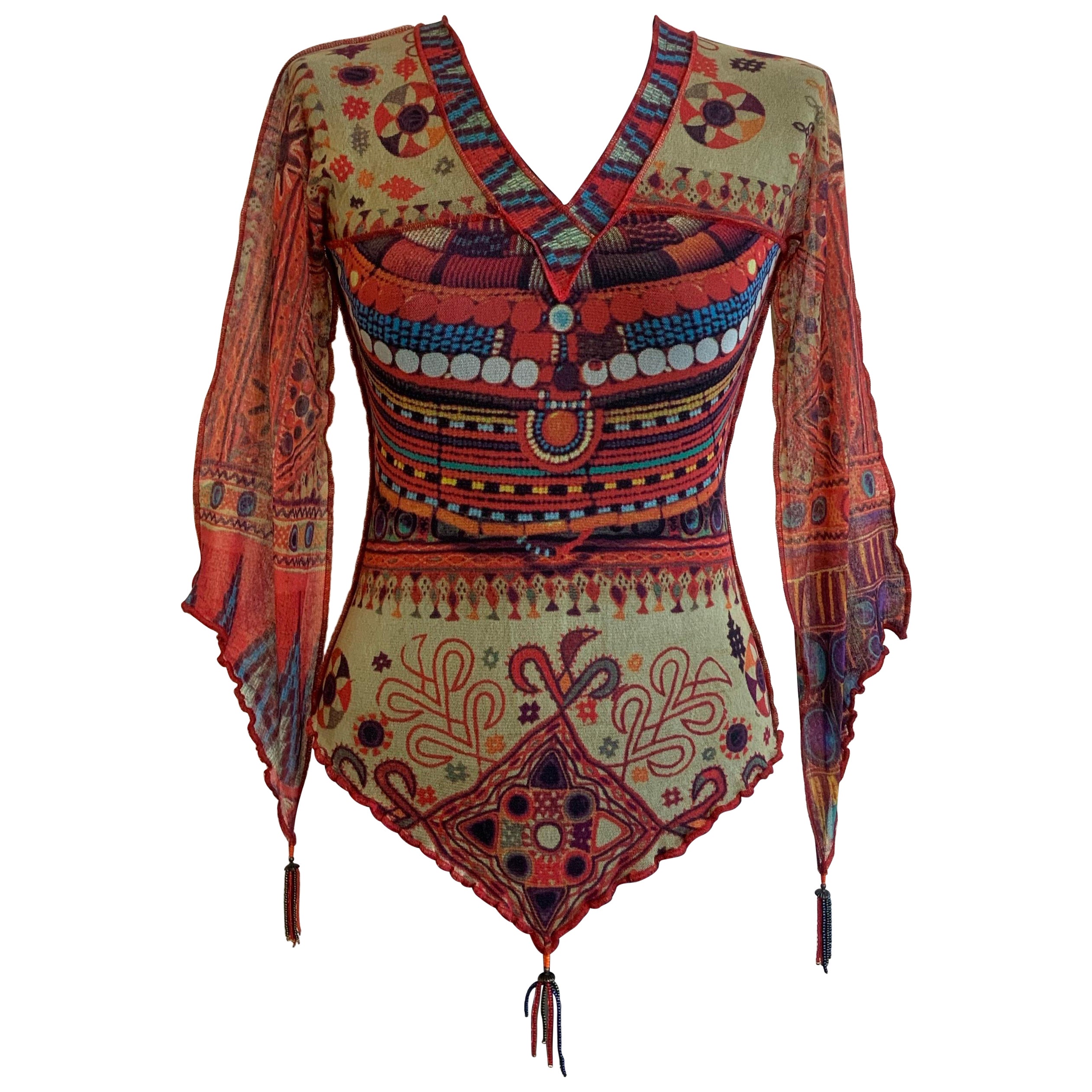 Jean Paul Gaultier Soleil long sleeve Top