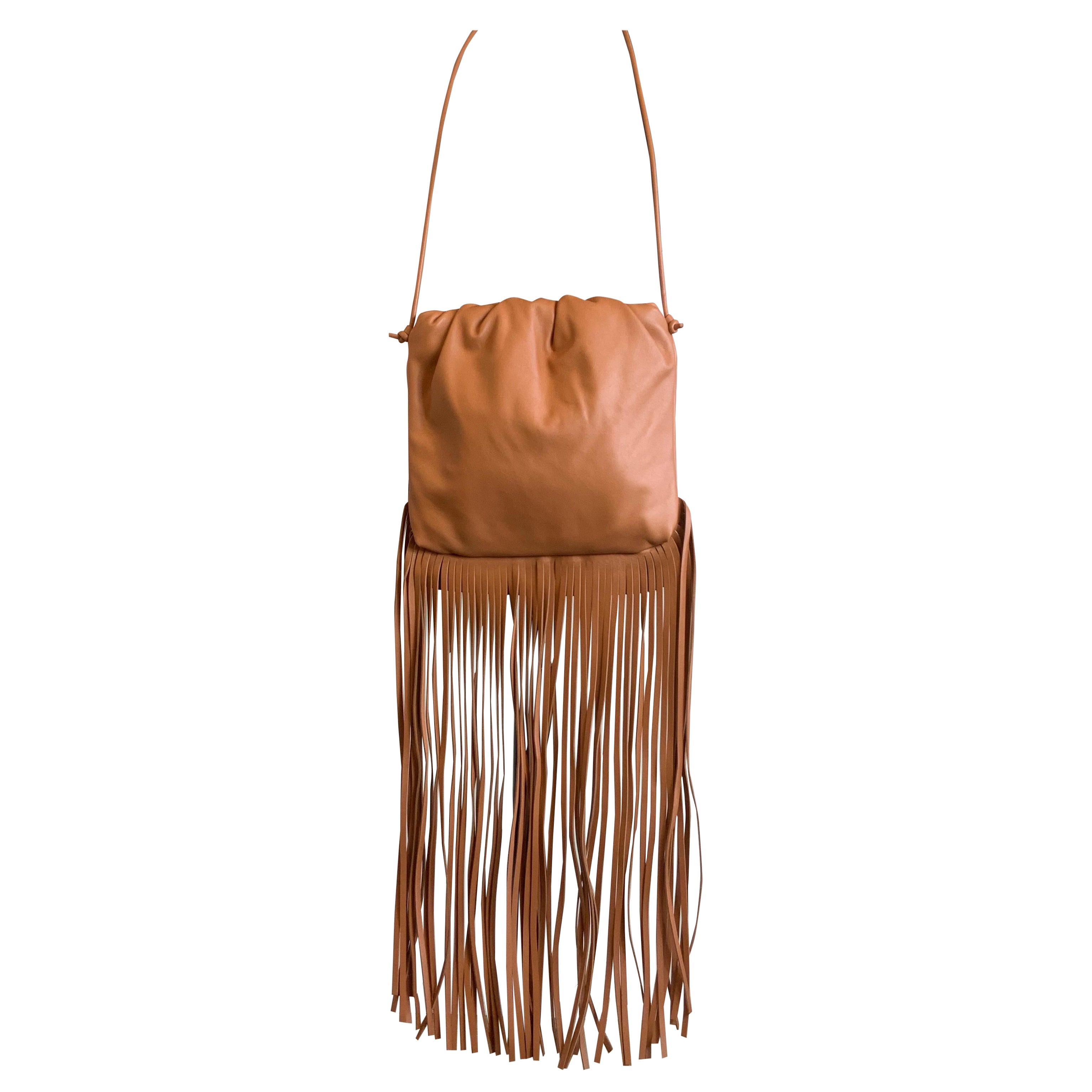 Bottega Veneta fringes Leather Shoulder Bag
