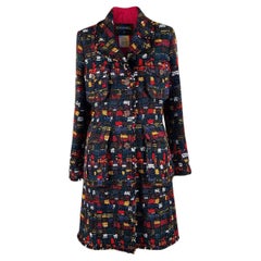 Chanel 13K$ París / Edimburgo CC Abrigo de tweed con botones Gripoix 42 FR