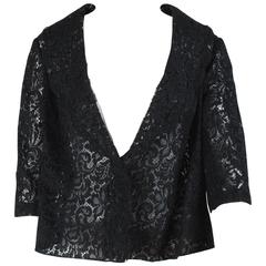 'Vintage  black Lace jacket, 1960s
