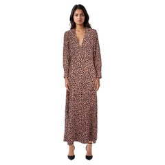 Zadig & Voltaire Vestido Esqueleto Raiponce Estampado Leopardo Talla M