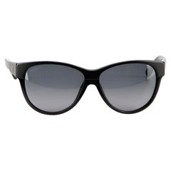 Hogan Schwarze Aviator-Sonnenbrille mit grauen Linsen