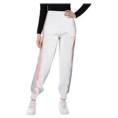 Casablanca White Wavy Pattern Joggers Size M