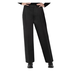 Coperni Black Straight Leg High Rise Trousers Taille S