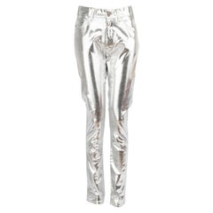 Jean skinny argenté de Céline Taille M