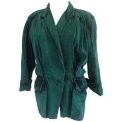 Vintage 1970s Pancaldi Green Jacket