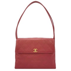 Chanel Kelly Vintage Top Handle Bag Rosa Lammfell Leder 24k Gold Hardware