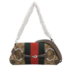 Gucci Horsebit 1955 réédition, sac à bandoulière avec chaîne, petit monogramme