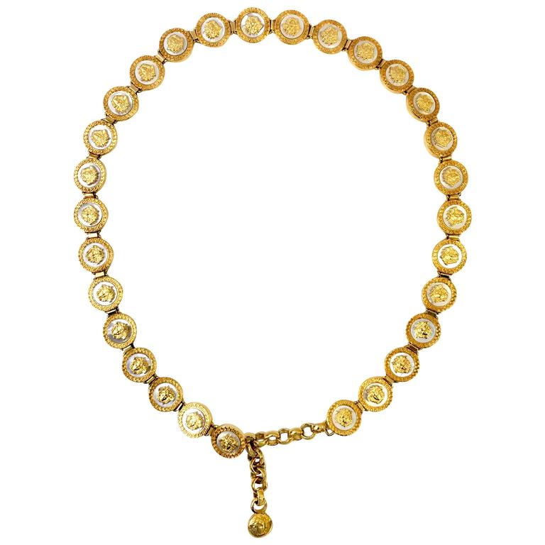 CHANEL Pre-Owned 1995 Heart Charm Chain Belt - Gold for Women