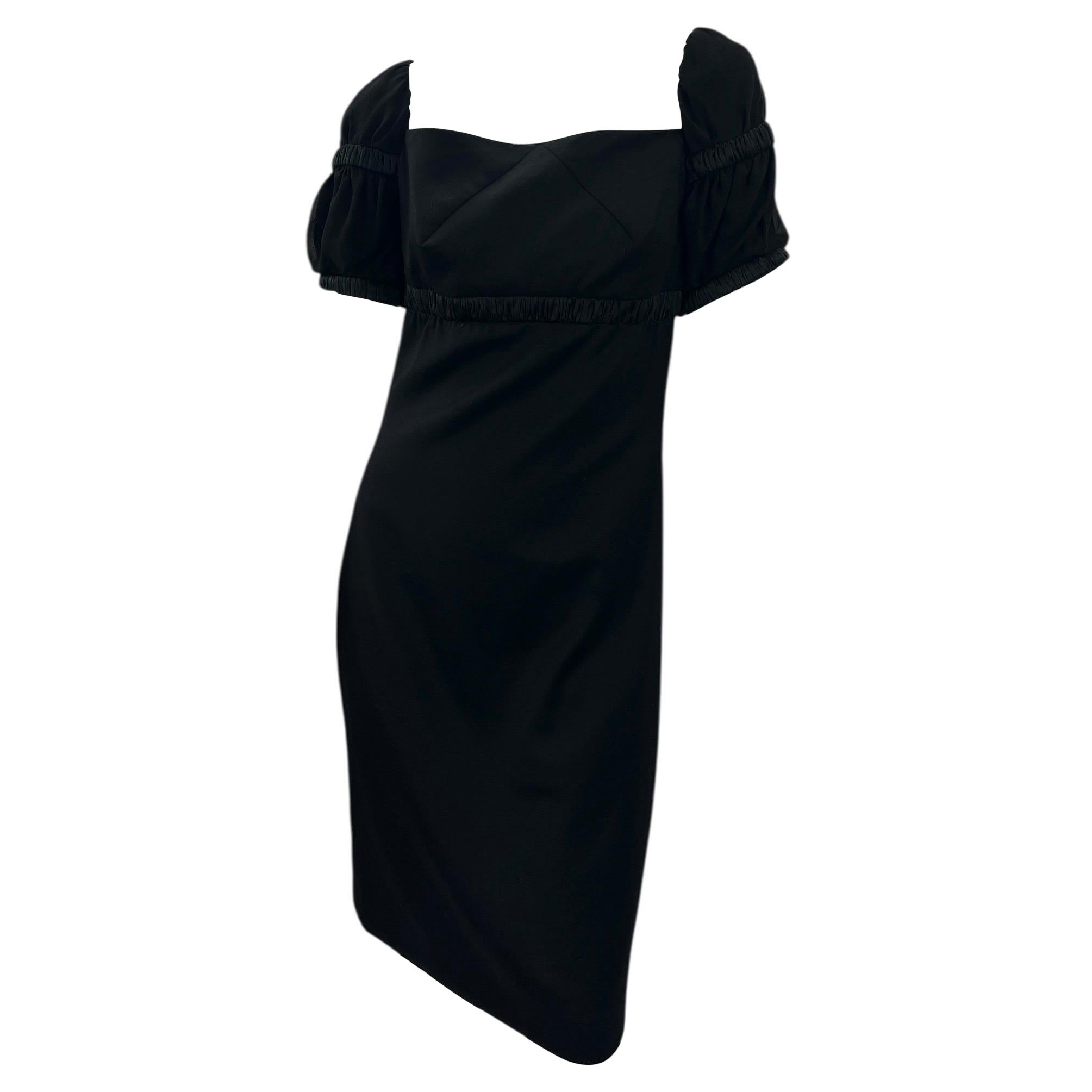 Robe noire vintage Atelier Versace