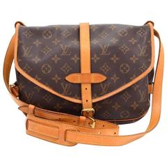 Vintage Louis Vuitton Saumur 30 Monogram Canvas Shoulder Bag