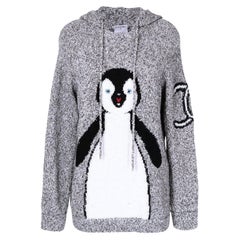 Chanel Iconic Supere Rare CC Penguin Hoodie 42 FR