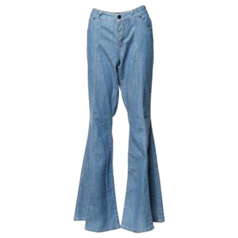 Stella McCartney Blue Denim Flared Leg Jeans L