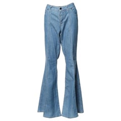 Stella McCartney Blue Denim Flared Leg Jeans L