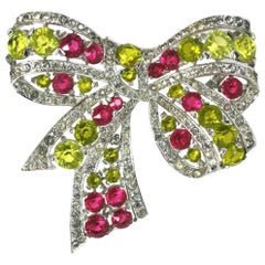 Exceptional Marcel Boucher Art Deco Bow Brooch