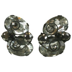 Pendientes de cristal y hematites Schreiner