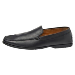 Tod's Mocassins en cuir noir Taille 42