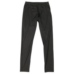 Vintage Yohji Yamamoto Black Wool Blend Stretch Leggings