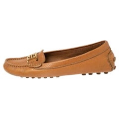 Tory Burch Mocassini in pelle marrone misura 36,5