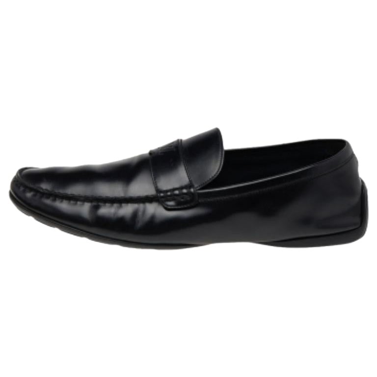 Louis Vuitton - Mocassini in pelle nera misura 44.5