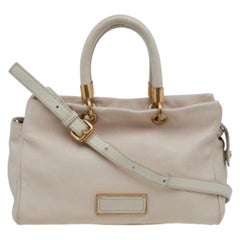 Marc by Marc Jacobs Cream Leather Small Too Hot To Handle Tote