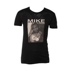 Dolce & Gabbana Black Mike Tyson Printed Cotton T-Shirt XS