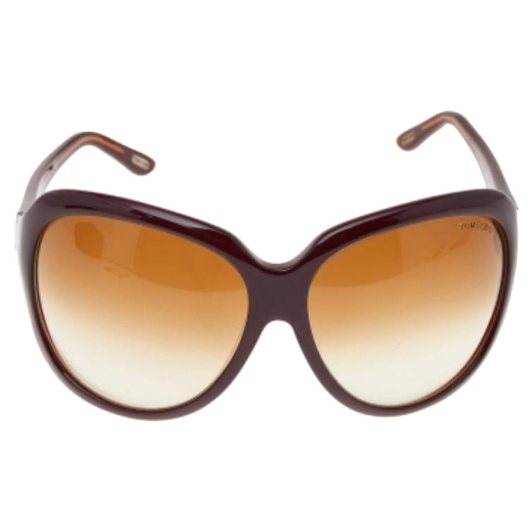 Lunettes de soleil Tom Ford Purple/Brown Gradient TF65 Sabine
