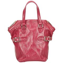 YSL Patent Leather Mini Downtown Hand Bag 5