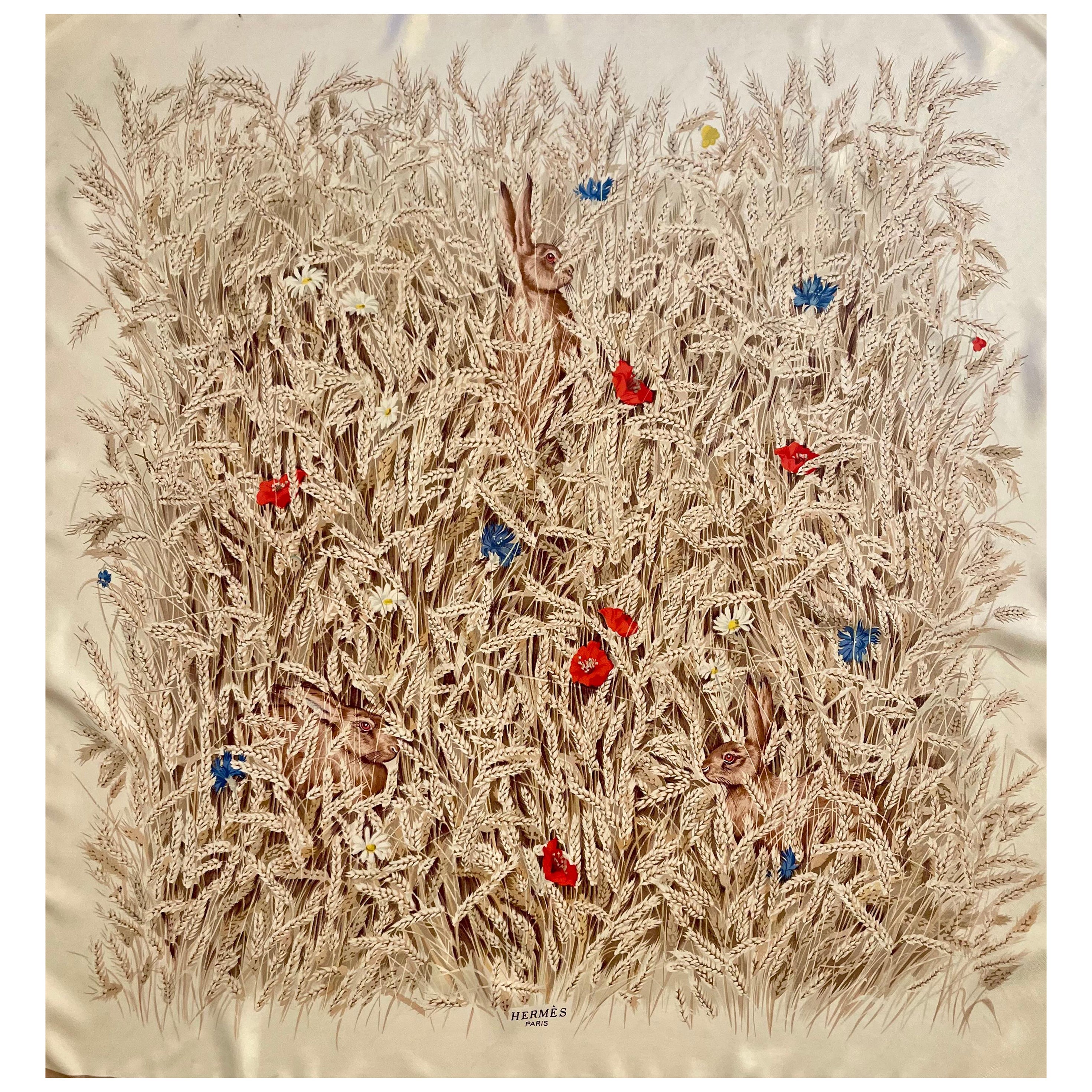 Hermès Seidenschal "Les Blès" 1956