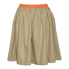 See by Chloe Two Tone Cotton Contrast Waist Flared Waist S