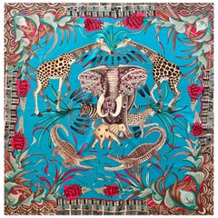 Pañuelo Hermès "La Marche Du Zambèze" 2016