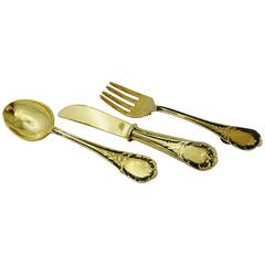 Moschino Vintage Rare Fork, Spoon, Knife Brooch Set